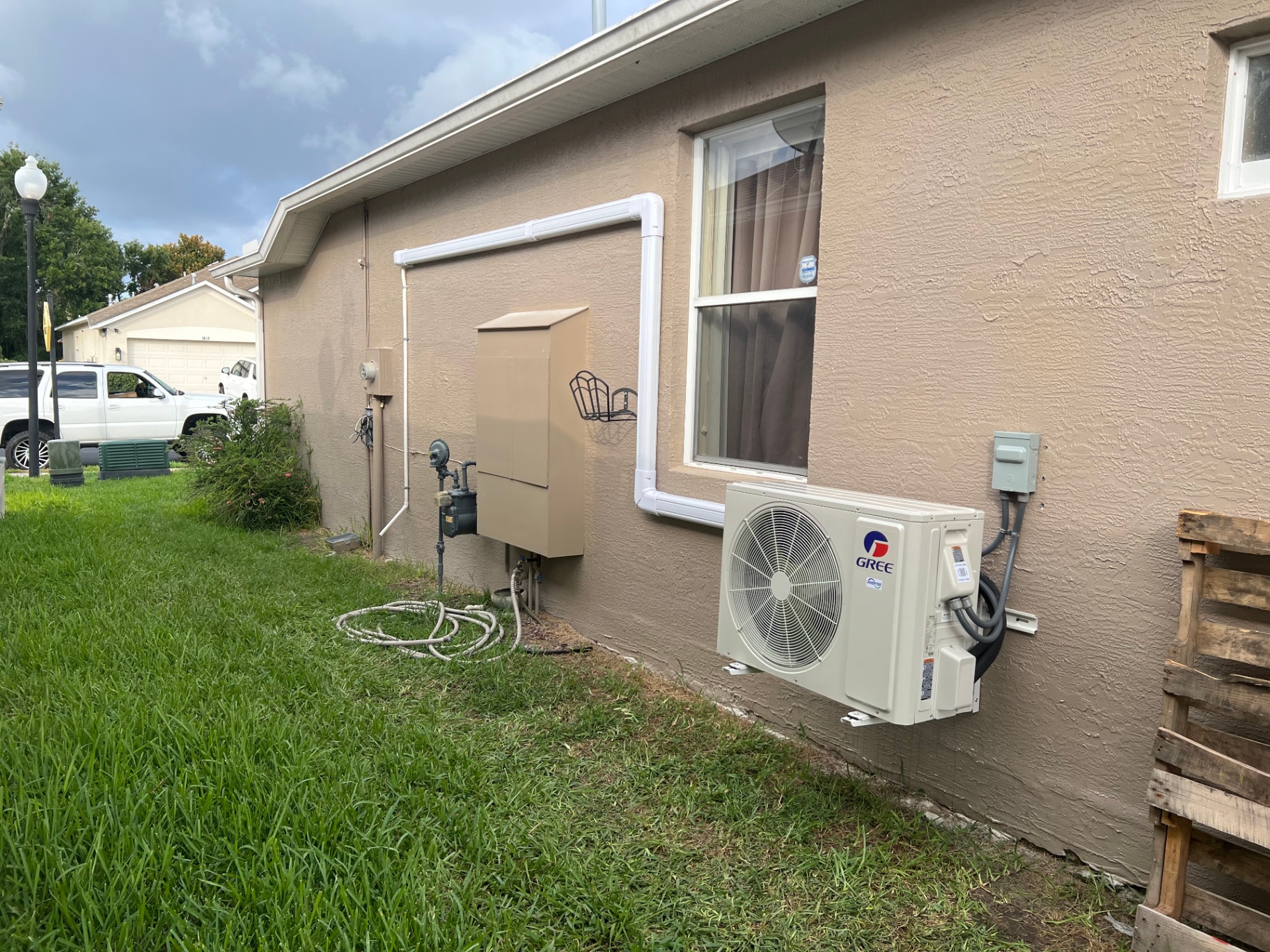 Recent ductless mini-split AC installation by After Cool Air Conditioning in New Port Richey, FL